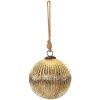 Clayre & Eef 6GL3660 Guaina di Natale Ø 14x14 cm Guaina di Natale color oro