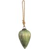 Palla di Natale Clayre & Eef 6GL3666 Ø 9x14 cm Palla di Natale verde
