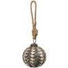 Pallina di Natale Clayre & Eef 6GL3685 Ø 6x6 cm Pallina di Natale marrone