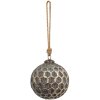 Pallina di Natale Clayre & Eef 6GL3691 Ø 12x12 cm Pallina di Natale marrone