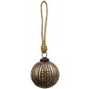 Pallina di Natale Clayre & Eef 6GL3693 Ø 7x7 cm Pallina di Natale marrone