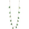Clayre & Eef 6GL3705 Decorazione Ghirlanda Palline Albero di Natale 190x5x8 cm Verde