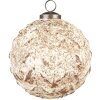 Clayre & Eef 6GL3714 Bomboniere natalizie Ø 12x12 cm Bomboniere natalizie marroni