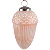Pallina di Natale Clayre & Eef 6GL3726 Ø 7x12 cm Pallina di Natale rosa
