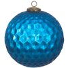 Clayre & Eef 6GL3733 Palla di Natale Ø 25x25 cm Palla di Natale blu XL