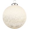 Clayre & Eef 6GL3735 Palla di Natale Ø 12x12 cm Palla di Natale beige