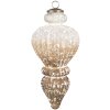 Clayre & Eef 6GL3773 Basi di Natale Ø 12x25 cm Marrone - Basi di Natale bianche XL