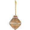 Pallina di Natale Clayre & Eef 6GL3818 Ø 7x8 cm Pallina di Natale color oro