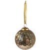 Clayre & Eef 6GL3844 Guaina di Natale Ø 9x11 cm Guaina di Natale color oro