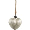 Clayre & Eef 6GL3877 Guaina di Natale 7x4x8 cm Guaina di Natale color argento
