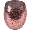 Clayre & Eef 6GL3880 Portacandele rosa Ø 8x9 cm