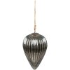 Clayre & Eef 6GL3927 Guaina di Natale Ø 13x21 cm Guaina di Natale color argento XL