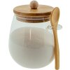 Clayre & Eef 6GL4031 Barattolo con coperchio 12x11x13 cm - Barattolo da 660 ml
