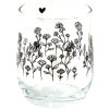 Clayre & Eef 6GL4080 Bicchiere Ø 8x9 cm - 300 ml