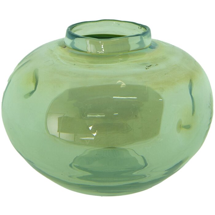 Clayre & Eef 6GL4090 Vaso Ø 15x11 cm Verde