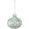 Clayre & Eef 6GL4128 Palla per albero di Natale Ø 10x10 cm (Set di 2) Verde