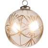 Clayre & Eef 6GL4213 Palla per albero di Natale Ø 15x15 cm Palla di Natale