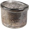 Clayre & Eef 6GL4278 Portacandele in vetro marrone Ø 8x6 cm