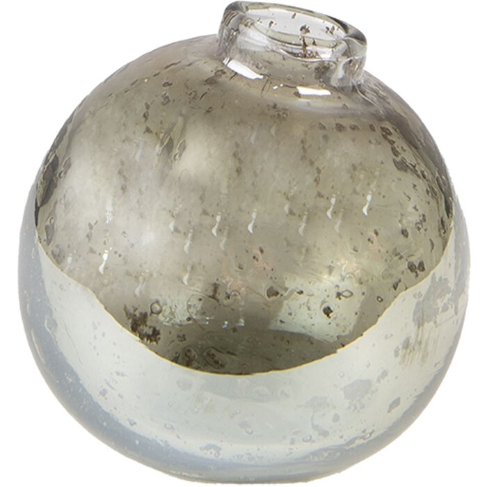 Clayre & Eef 6GL4284 Vaso Ø 9x10 cm Verde