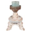 Clayre & Eef 6H2180 Candeliere Ø 25x34 cm Marrone - Beige