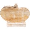 Clayre & Eef 6H2244 Decorazione Zucca 29x6x22 cm Marrone - Bianco