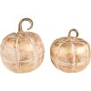 Clayre & Eef 6H2246 Decorazione Zucca Ø 20x20 cm color oro