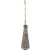 Clayre & Eef 6H2273 Decorazione Ornamento Ø 6x16 cm Grigio