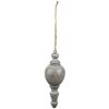 Clayre & Eef 6H2288 Ornamento decorativo Ø 7x19 cm Ciondolo grigio-marrone