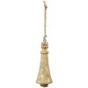 Clayre & Eef 6H2299 Decorazione Ornamento Ø 6x16 cm Ciondolo marrone