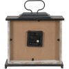 Clayre & Eef 6KL0768 Orologio da tavolo 36x10x32 cm - 1xAA Nero - Bianco