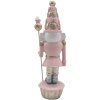 Clayre & Eef 6PR3664 Decorazione Schiaccianoci 5x5x16 cm Rosa