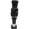 Clayre & Eef 6PR3673 Decorazione Schiaccianoci 5x4x20 cm Nero