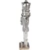 Clayre & Eef 6PR3694 Decorazione Schiaccianoci 5x4x19 cm Colore argento