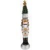 Clayre & Eef 6PR3706 Decorazione Schiaccianoci 5x5x25 cm color argento