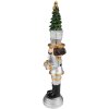 Clayre & Eef 6PR3706 Decorazione Schiaccianoci 5x5x25 cm color argento