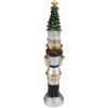 Clayre & Eef 6PR3706 Decorazione Schiaccianoci 5x5x25 cm color argento