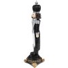 Clayre & Eef 6PR3714 Decorazione Schiaccianoci 8x8x24 cm Nero