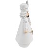 Clayre & Eef 6PR3720 Decorazione Schiaccianoci 9x9x24 cm Bianco