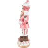 Clayre & Eef 6PR3735 Decorazione Schiaccianoci 9x6x24 cm Rosa