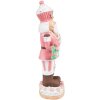 Clayre & Eef 6PR3735 Decorazione Schiaccianoci 9x6x24 cm Rosa