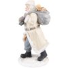 Clayre & Eef 6PR3738 Decorazione Babbo Natale 11x9x21 cm Beige - Grigio