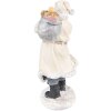 Clayre & Eef 6PR3738 Decorazione Babbo Natale 11x9x21 cm Beige - Grigio