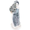 Clayre & Eef 6PR3739 Decorazione Babbo Natale 11x9x21 cm Grigio - Blu