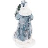 Clayre & Eef 6PR3739 Decorazione Babbo Natale 11x9x21 cm Grigio - Blu