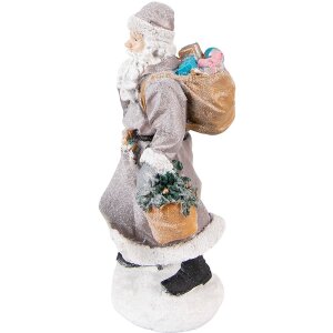 Clayre & Eef 6PR3740 Decorazione Babbo Natale 12x9x21...