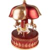 Clayre & Eef 6PR3771 Carosello musicale Ø 11x16 cm Rosso