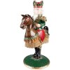 Clayre & Eef 6PR3778 Portacandele Schiaccianoci 22x15x33 cm Verde - Marrone