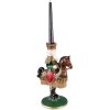 Clayre & Eef 6PR3778 Portacandele Schiaccianoci 22x15x33 cm Verde - Marrone