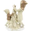 Clayre & Eef 6PR4797 Decorazione bambini con albero di Natale 10x5x14 cm Beige