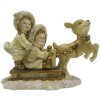 Clayre & Eef 6PR4822 Decorazione Bambini su slitta 16x7x12 cm Colore oro